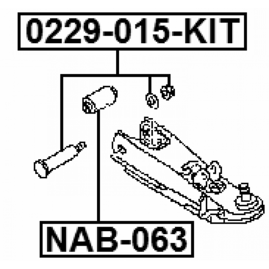 0229-015-KIT - Camber Correction Screw 