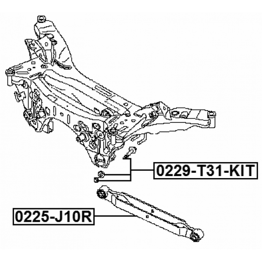 0229-T31-KIT - Kallistumansäätöruuvi 