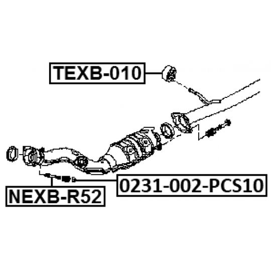 0231-002-PCS10 - Caster Shim, axle beam 