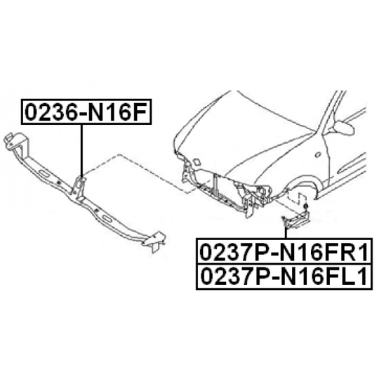 0236-N16F - Front Cowling 