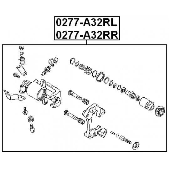 0277-A32RR - Brake Caliper 