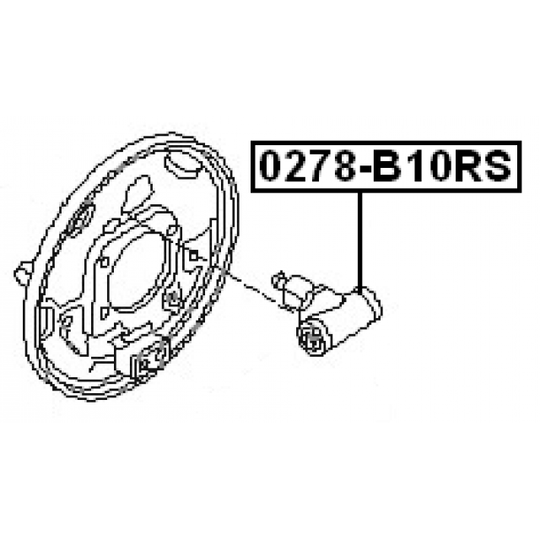 0278-B10RS - Hjulcylinder 