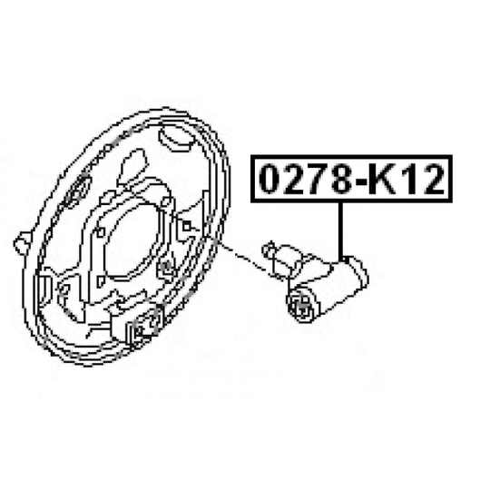 0278-K12 - Wheel Brake Cylinder 