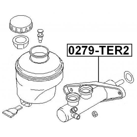 0279-TER2 - Huvudbromscylinder 