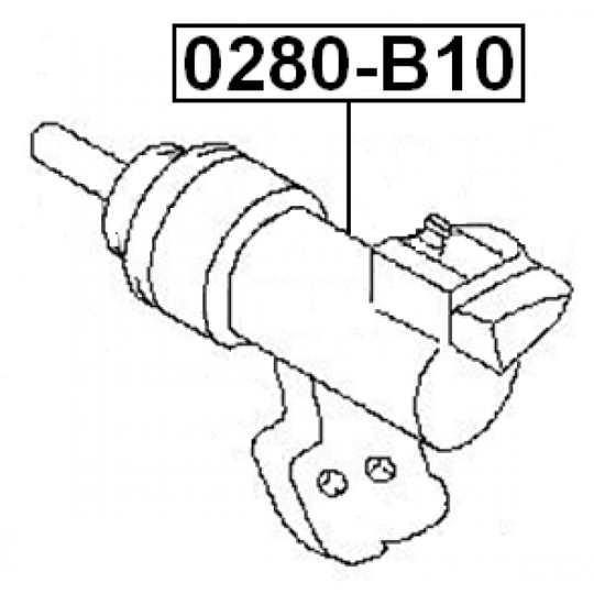 0280-B10 - Slavcylinder, koppling 