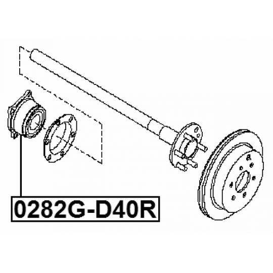 0282G-D40R - Wheel Hub 