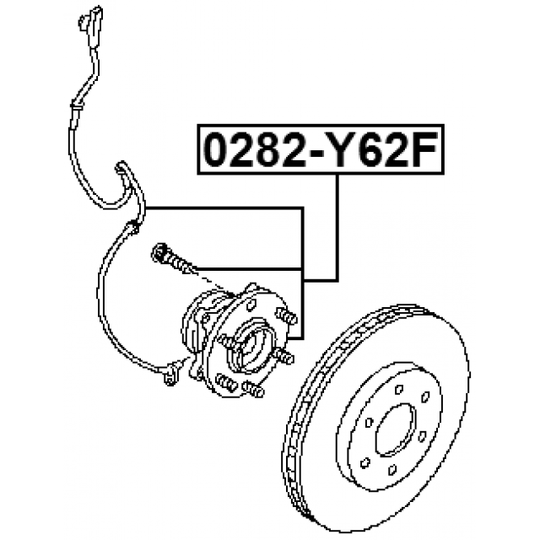 0282-Y62F - Wheel Hub 