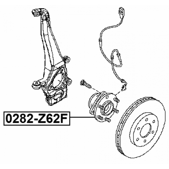 0282-Z62F - Wheel Hub 