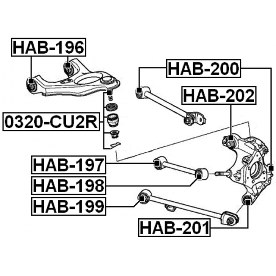 0320-CU2R - Ball Joint 