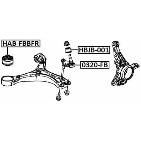 0320-FB - Ball Joint 