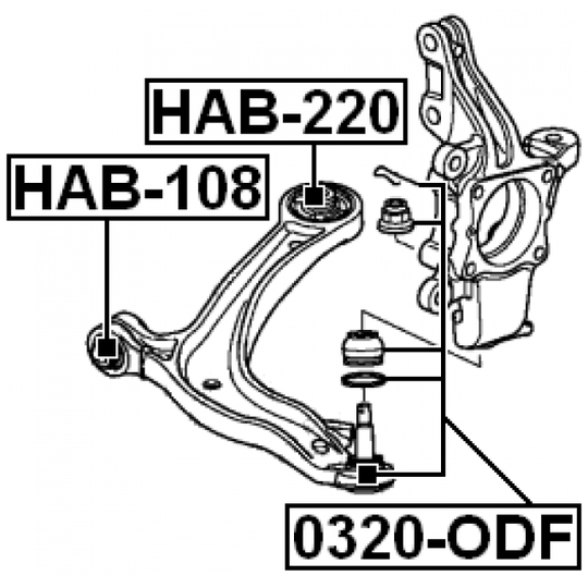 0320-ODF - Ball Joint 