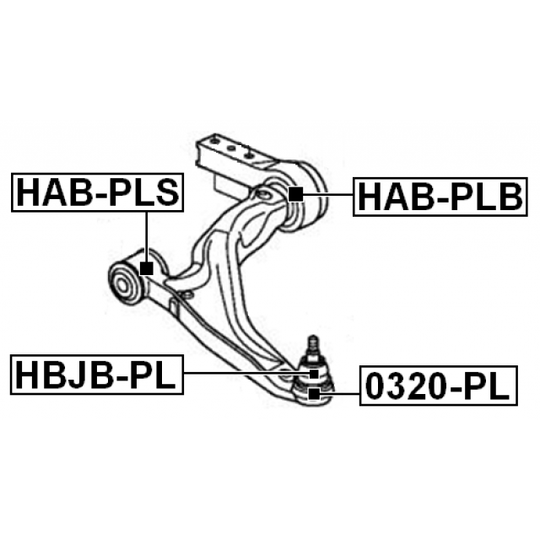 0320-PL - Ball Joint 