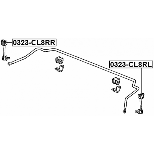 0323-CL8RL - Stabilisaator, Stabilisaator 