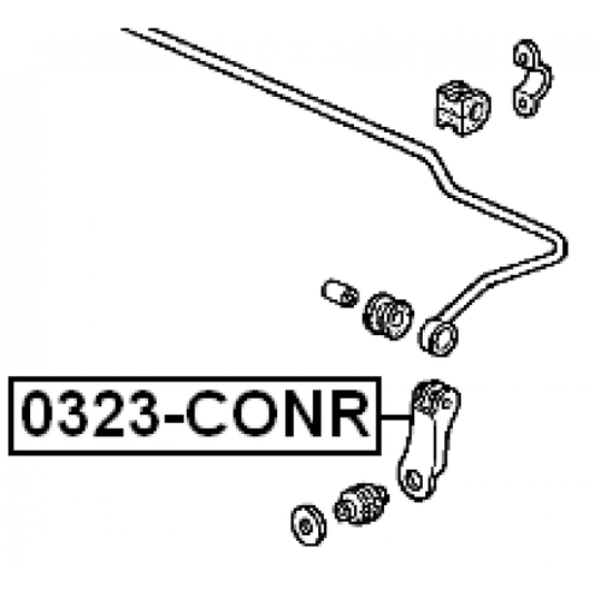 0323-CONR - Rod/Strut, stabiliser 