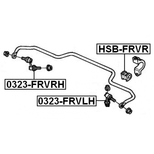 0323-FRVRH - Rod/Strut, stabiliser 