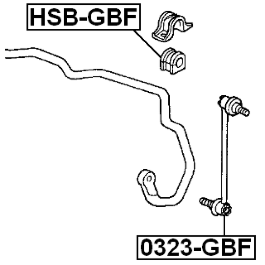 0323-GBF - Rod/Strut, stabiliser 