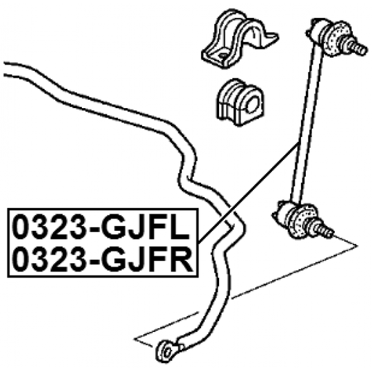 0323-GJFL - Rod/Strut, stabiliser 