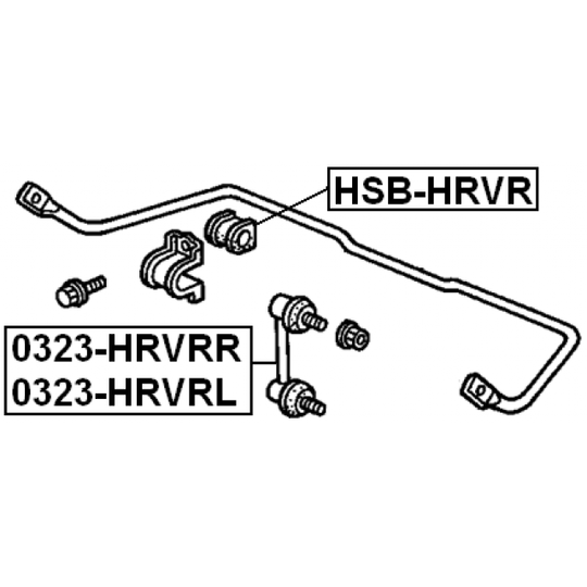 0323-HRVRR - Rod/Strut, stabiliser 