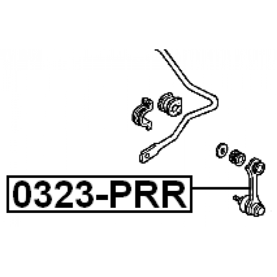 0323-PRR - Länk, krängningshämmare 