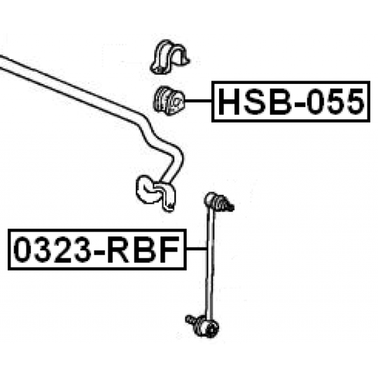 0323-RBF - Tanko, kallistuksenvaimennin 