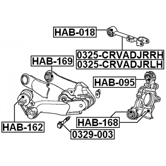 0325-CRVADJRRH - Track Control Arm 