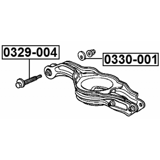 0329-004 - Camber Correction Screw 