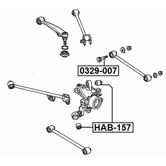 0329-007 - Inställningsskruv, camber 