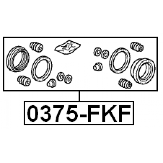 0375-FKF - Repair Kit, brake caliper 