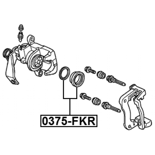 0375-FKR - Repair Kit, brake caliper 