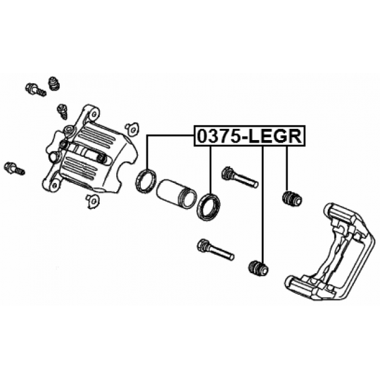 0375-LEGR - Repair Kit, brake caliper 