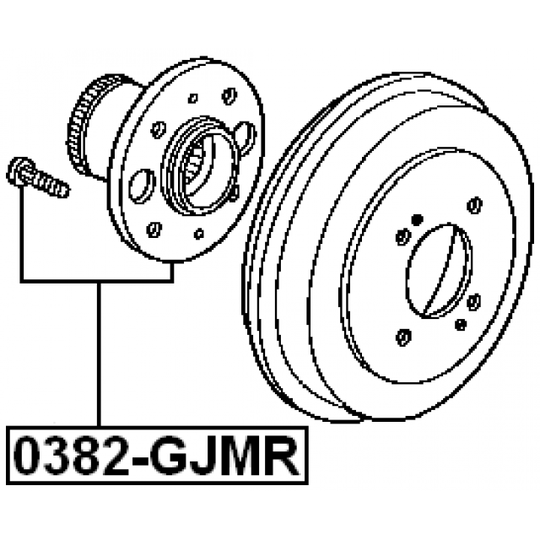 0382-GJMR - Wheel Hub 