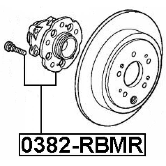 0382-RBMR - Wheel Hub 