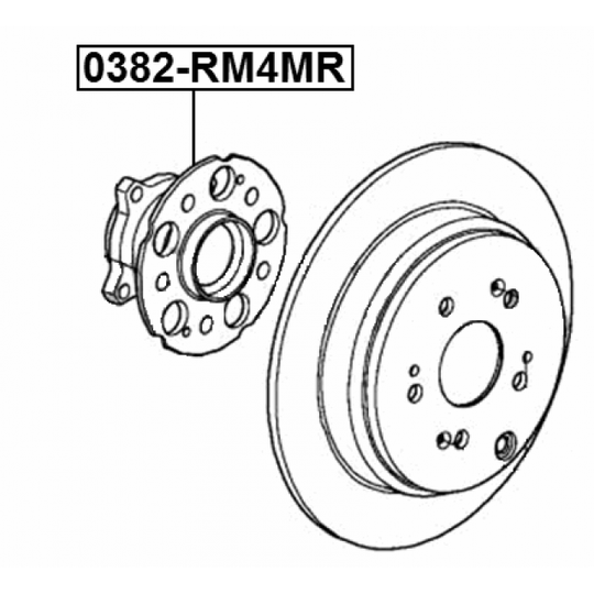 0382-RM4MR - Wheel Hub 