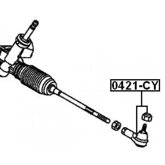 0421-CY - Tie Rod End 