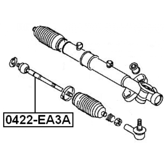 0422-EA3A - Tie Rod Axle Joint 