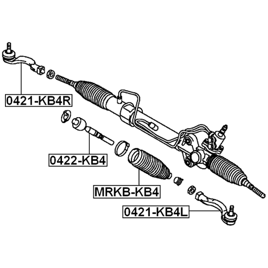 0422-KB4 - Tie Rod Axle Joint 