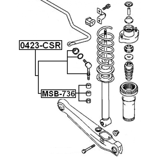 0423-CSR - Stabilisaator, Stabilisaator 