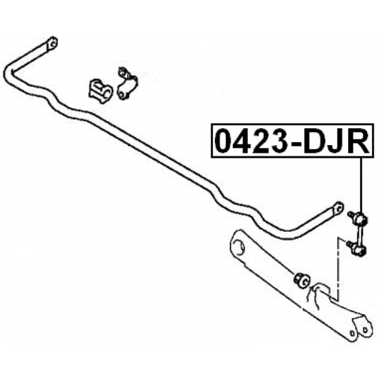 0423-DJR - Rod/Strut, stabiliser 