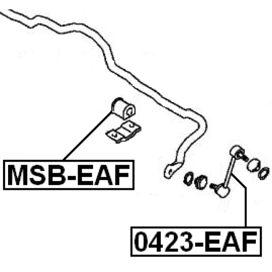 0423-EAF - Rod/Strut, stabiliser 