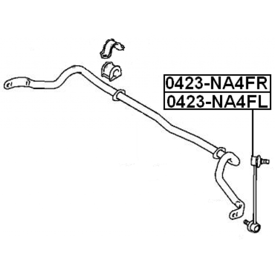 0423-NA4FR - Tanko, kallistuksenvaimennin 