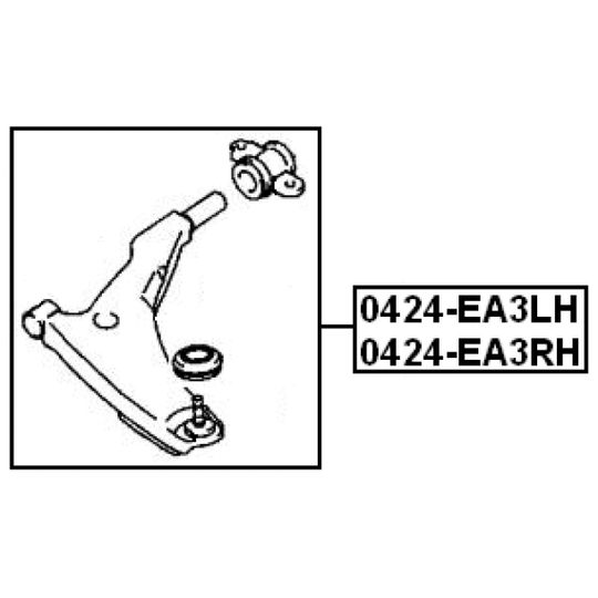 0424-EA3LH - Track Control Arm 