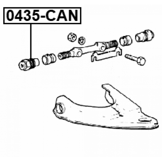 0435-CAN - Support, control arm 