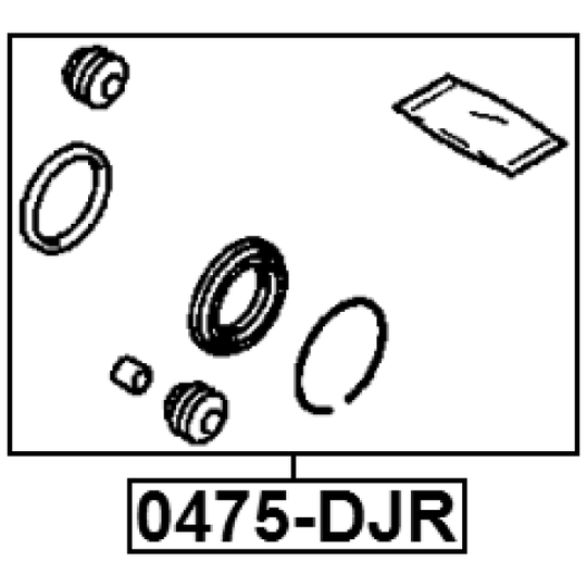 0475-DJR - Repair Kit, brake caliper 
