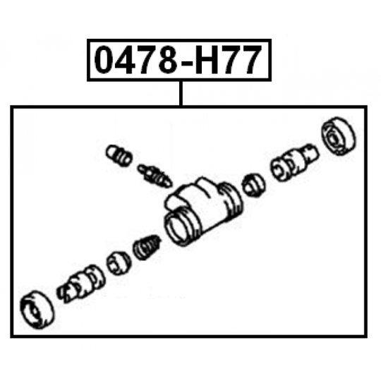 0478-H77 - Wheel Brake Cylinder 