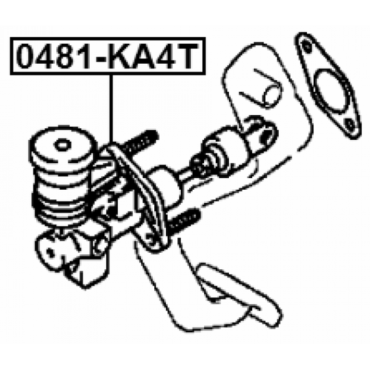 0481-KA4T - Pääsylinteri, kytkin 