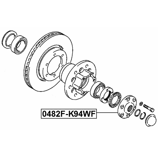 0482F-K94WF - Wheel Hub 