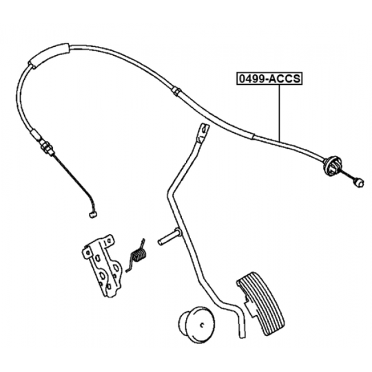 0499-ACCS - Accelerator Cable 