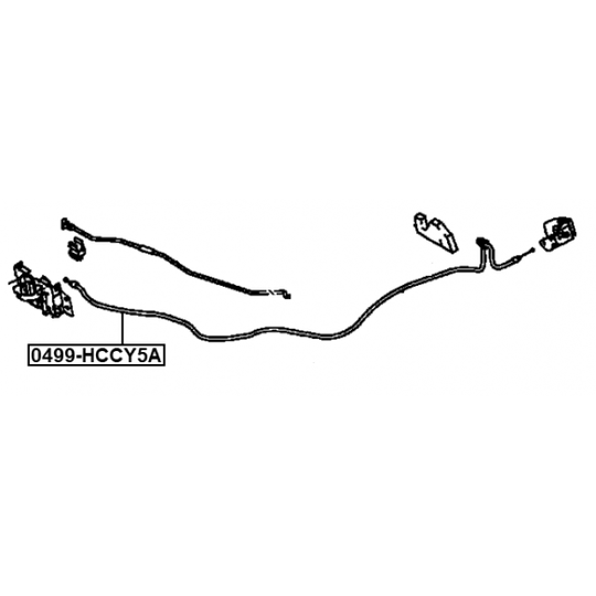 0499-HCCY5A - Bonnet Cable 