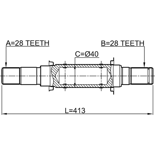 0512-CWMT - Drive Shaft 