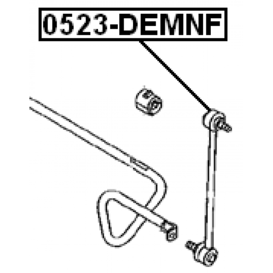 0523-DEMNF - Länk, krängningshämmare 